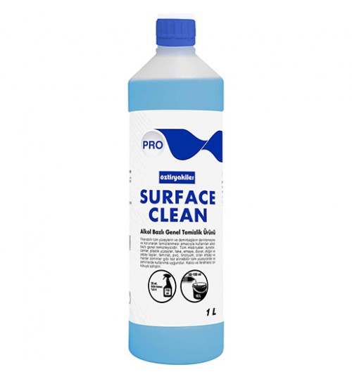 SURFACE CLEAN ALKOL BAZLI GENEL TEMİZLİK ÜRÜNÜ (KALICI LİMON KOKULU)  1L